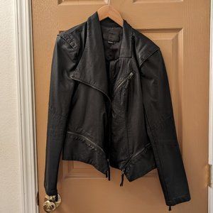 BLANKNYC Faux Leather Jacket - Black - Medium
